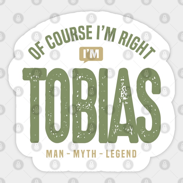 Tobias Sticker by C_ceconello